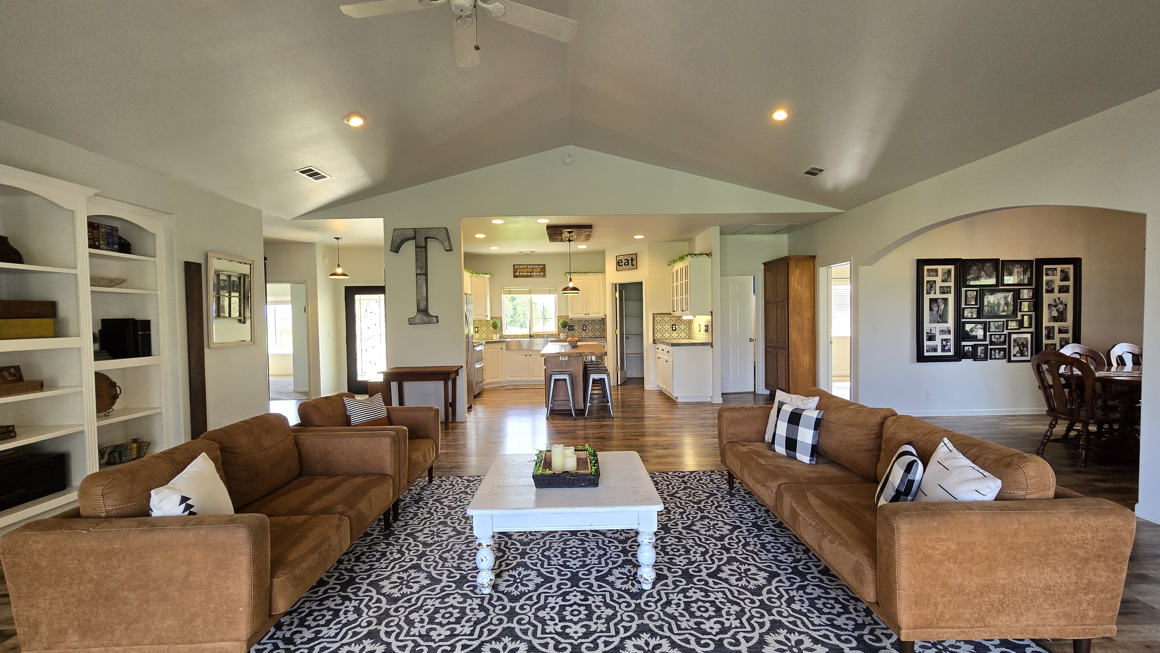 Open kitchen and living space, sold by Luke Edmondson